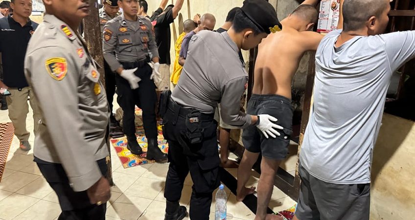 Cegah Barang Terlarang, Kasat Tahti Polresta Mataram Pimpin Razia di Rutan