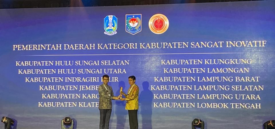Liga Sinova Nobatkan Loteng sebagi Kabupaten Sangat Inovatif