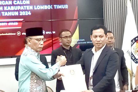 KPU Lotim Tetapkan Pasangan Iron – Edwin Sebagai Bupati – Wakil Bupati Periode 2025-2030