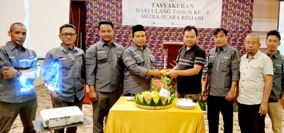 Perayaan HUT Ke-9 Media Suara Rinjani, Pemred : Refleksi, Komitmen dan Semangat Baru