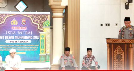 Polres Lotim Santuni Anak Yatim Dirangkai Perayaan Isro Mikraj