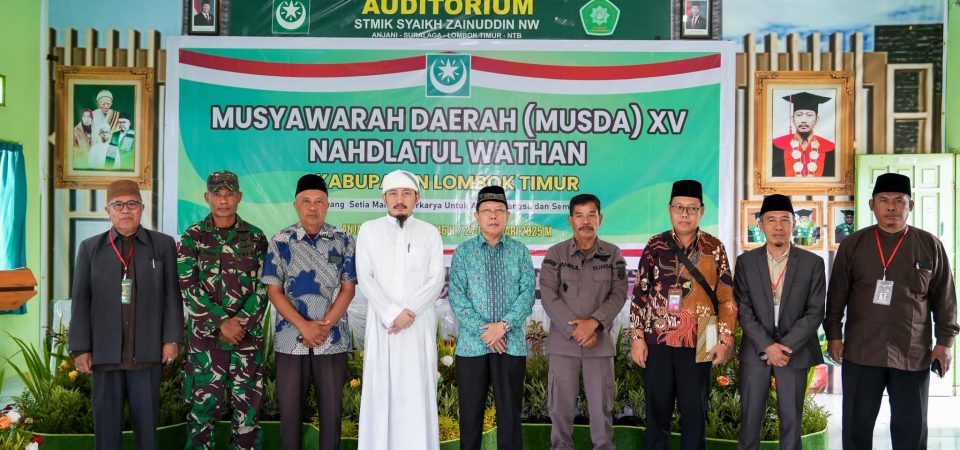 TGH Lalu Ahmad Syarqawi Didapuk jadi Ketua PD NW Lotim pada Musda  XV 