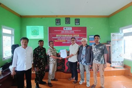 Pemdes Segala Anyar Gelar Musdes Penyampaian LPJ Akhir 2024 Bumdes