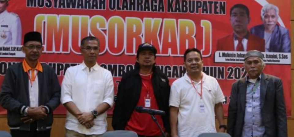 Didukung 35 Cabor, Lalu Firman Resmi Terpilih Pimpin KONI Loteng