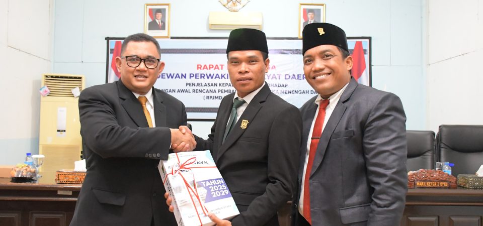 Ketua DPRD KLU Terima Ranwal RPJMD 2025–2029, Tekankan Sinergi Pembangunan Pro-Rakyat