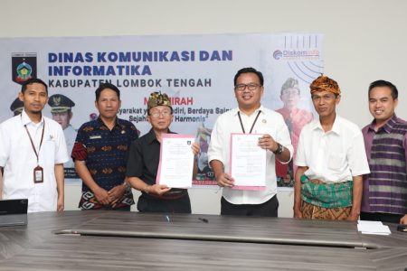 Diskominfo Loteng dan BPS Jalin Kerja Sama Dorong Satu Data Daerah