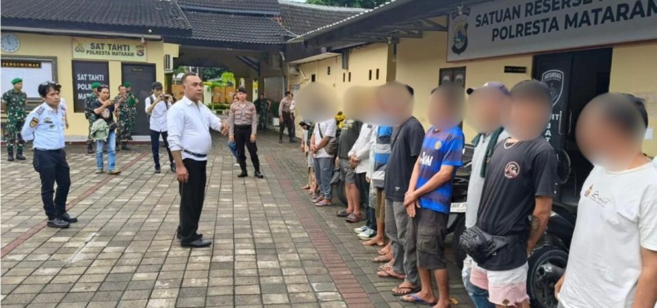 Operasi Pekat II Rinjani, Polresta Mataram Tertibkan Jukir Liar