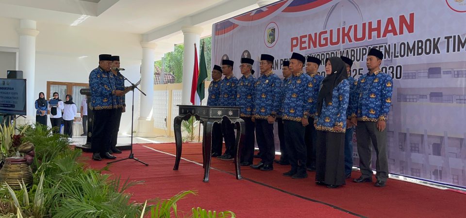 Pengurus KORPRI Periode 2025-2030 Lombok Timur Dikukuhkan