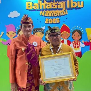 Berkomitmen Melestarikan Bahasa Daerah, Pemkab Loteng Raih Penghargaan Nasional