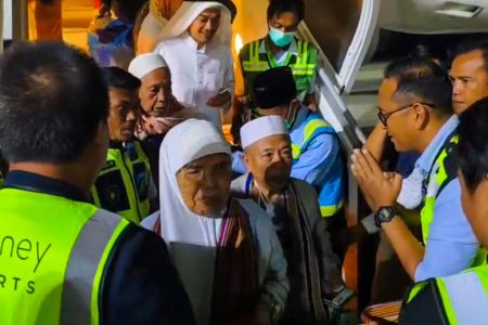 Kloter Pertama Jema’ah Haji NTB Tiba di BIZAM Lombok