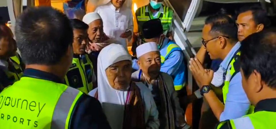 Kloter Pertama Jema’ah Haji NTB Tiba di BIZAM Lombok