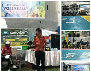 Pertandingan Voli Ball Desa Soriutu CUP 1 Tahun 2025 Resmi Dimulai
