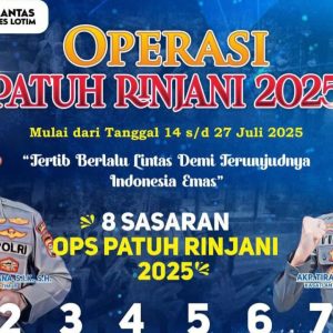 Sat. Lantas Polres Lotim Siap Gelar Operasi Patuh Rinjani 2025, Berikut Sasarannya