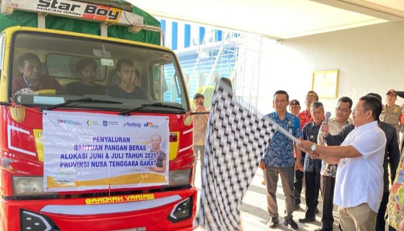 Lepas Bantuan Pangan Beras, Bupati LAZ Wanti Agar Peruntukan Sesuai Data