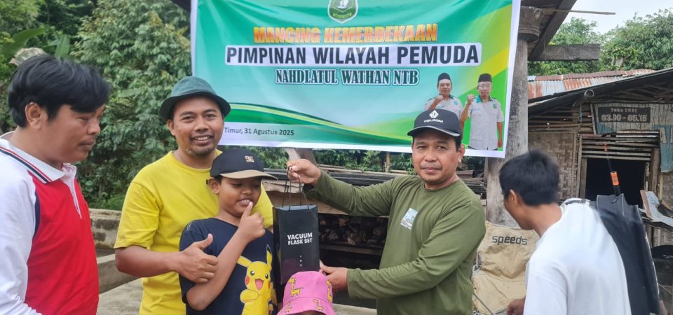 PW Pemuda NW NTB Tutup Bulan Kemerdekaan Lomba Bertajuk Mancing Kemerdekaan
