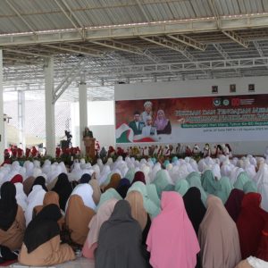 Rayakan HUT ke 80 RI, Pimpus Muslimat NW Gelar Hiziban dan Pengajian Merah Putih