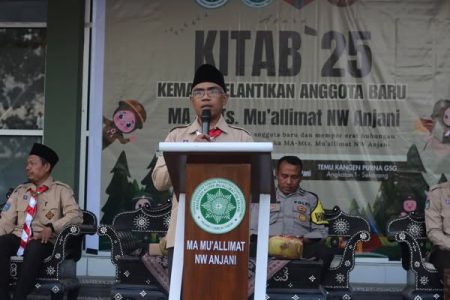 Pramuka MTs dan MA Mu’allimat NW Anjani Gelar KITAB