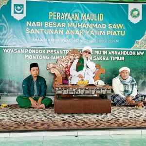 Yafama NW Montong Tangi Gelar Perayaan Maulid Nabi dan Santunan Anak Yatim