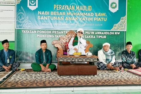 Yafama NW Montong Tangi Gelar Perayaan Maulid Nabi dan Santunan Anak Yatim
