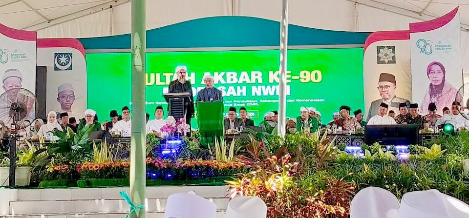 Hultah Akbar ke 90 Madrasah NWDI, Ketum PBNW : Gapai Indonesia Emas 2045 dengan Tiga Pilar Utama