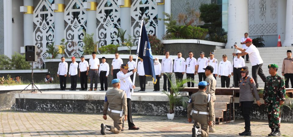Dilepas Wabup, Kirab Pataka HUT ke-80 Loteng Resmi Dimulai