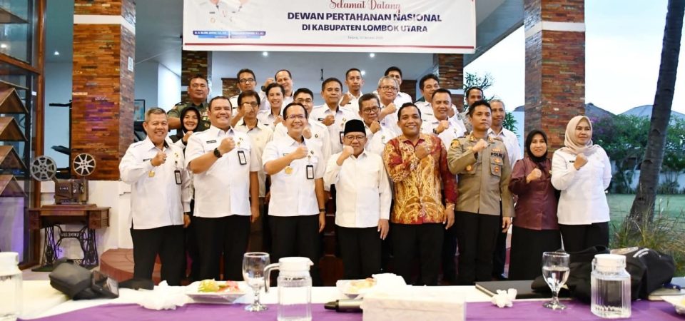 Bupati Lombok Utara Terima Kunker Deputi Bidang Geoekonomi DPN RI, Fokus Bahas Status Tiga Gili