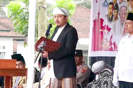 Cucu Pahlawan Nasional jadi Inspektur Upacara Apel Hari Pahlawan di Ponpes NW Anjani