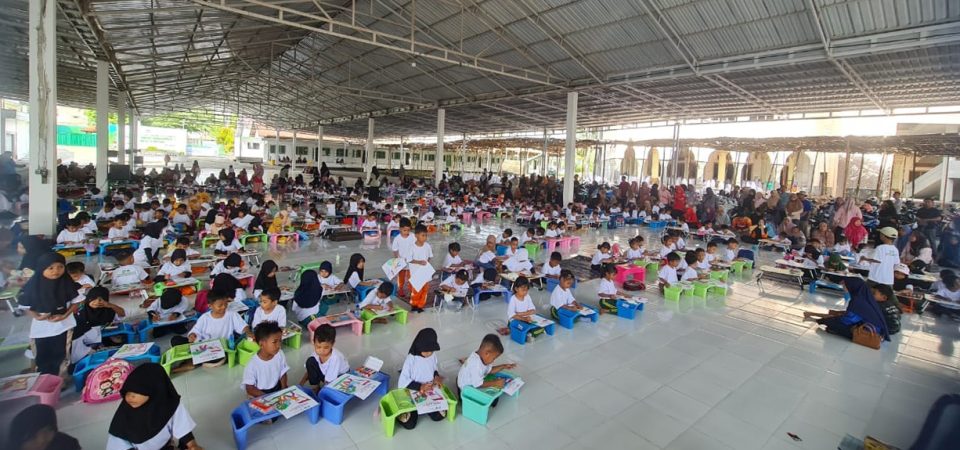 Ratusan Anak TK/RA/PAUD Ikuti Lomba Mewarnai Semarak Hari Pahlawan 2025