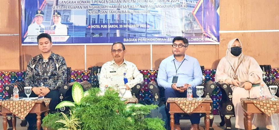 Pemkab Lobar Intensifkan Strategi Kendalikan Inflasi Jelang Nataru
