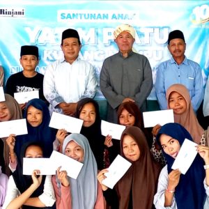 Jelang HUT Ke 10, Media Suara Rinjani Gelar Doa Bersama dan Santunan Anak Yatim