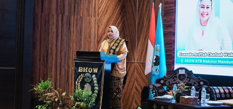 Wagub NTB Ajak BKOW Perkuat Kerjasama Tuntaskan Kemiskinan