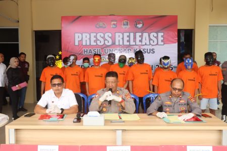 Operasi Antik Rinjani 2025, Polres Loteng Ungkap 11 Kasus, Amankan 14 Tersangka