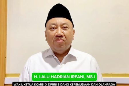 Wakil Ketua Komisi X DPRRI Hadrian Irfani : Pemuda NW jadi Contoh Pengembangan Kapasitas Pemuda