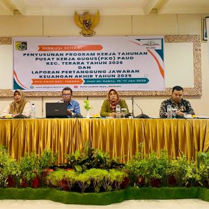 PKG PAUD Kecamatan Terara Susun Program dan LPJ di Hotel Lombok Raya