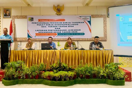 PKG PAUD Kecamatan Terara Susun Program dan LPJ di Hotel Lombok Raya