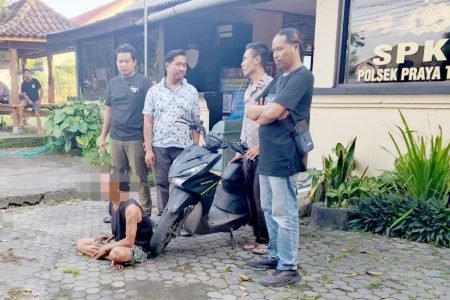 Polisi Tangkap Dugaan Pelaku Kasus Curanmor di Parkiran Alfamart Sengkerang
