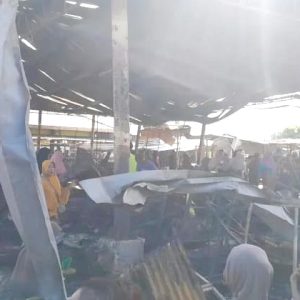 Sebanyak 164 Pedagang Terdampak akibat  Kebakaran Pasar Pringgabaya