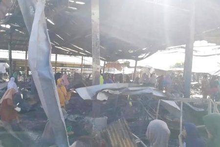 Sebanyak 164 Pedagang Terdampak akibat  Kebakaran Pasar Pringgabaya