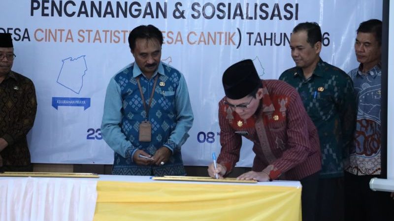 Pemkab Lombok Tengah dan BPS Perkuat Sinergi Data
