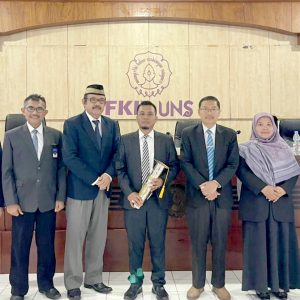 Lalu Usman Ali Sukses Jalani Ujian Tertutup dan Promosi Doktor di UNS