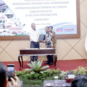 Pemkab Lombok Tengah Raih Opini WTP Ke-14 Secara Berturut