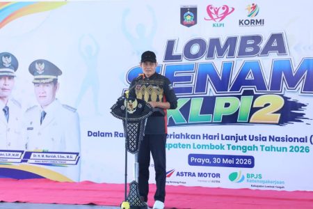 Wabup Nursiah Buka Lomba Senam Meriahkan HLUN ke-30