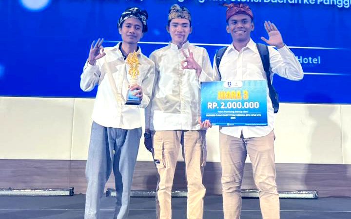 Mahasiswa Asal Masbagik Raih Juara 3 BPC HIPMI NTB Lewat Inovasi Pakan Ternak Kroto Herbal