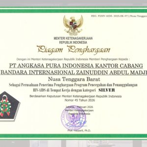 Bizam Raih Penghargaan  P2HIV-AIDS 2026 dari Kemenaker RI