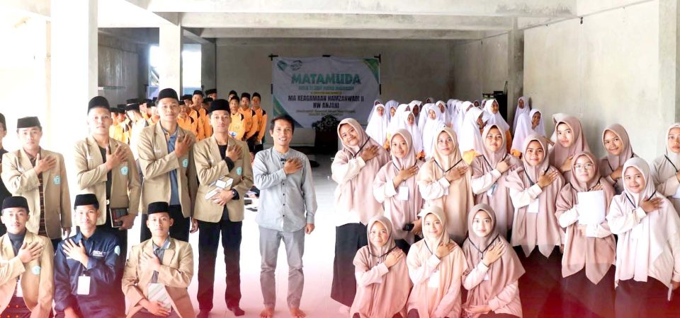 KPU Lotim Beri Pendidikan Pemilih Gen-D di MAK Hamzanwadi II NW Anjani