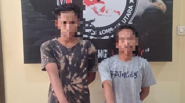  Polres Lombok Utara Ungkap Kasus Narkotika di Mess Karyawan, Dua Pria Diamankan