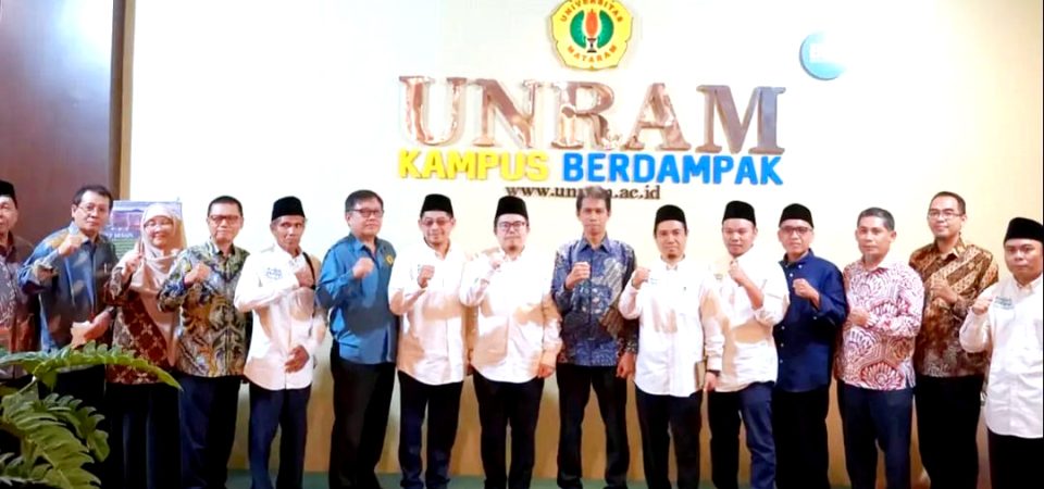 Bangun Sinergi, Unram- IAIH NW Lotim Resmi Tandatangan MoU