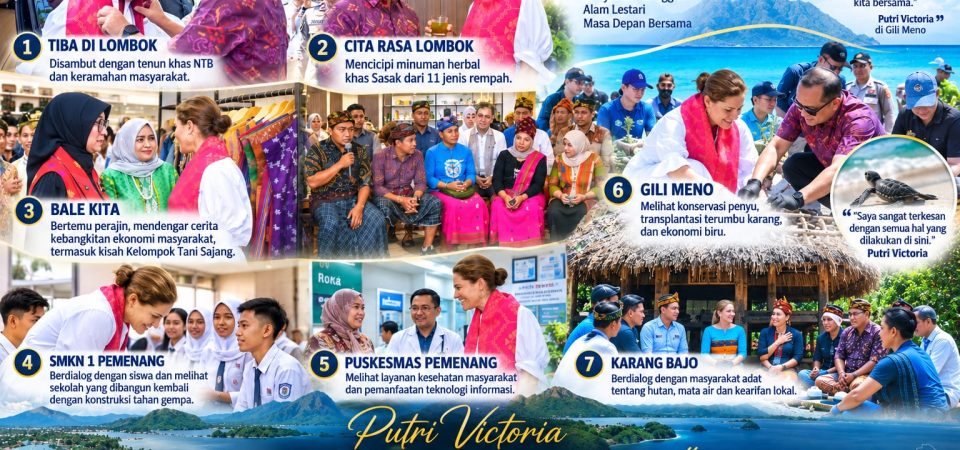 Putri Victoria Melihat NTB Bangkit, dari Pemulihan hingga Ekonomi Biru