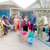 Baznas Bersama Kodim 1615, Polres dan PDAM Lotim Salurkan Air Bersih di Desa Mekarsari